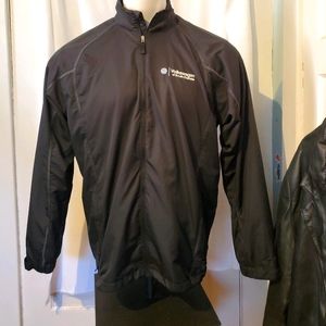 Nike Golf Dri-Fit Black Full-Zip Long Sleeve Windb